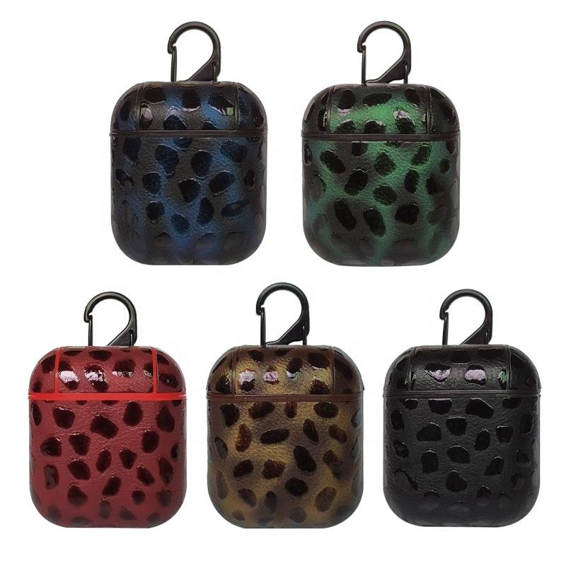Tiger Design PU Leather Protective Case Cover For Apple Airpods