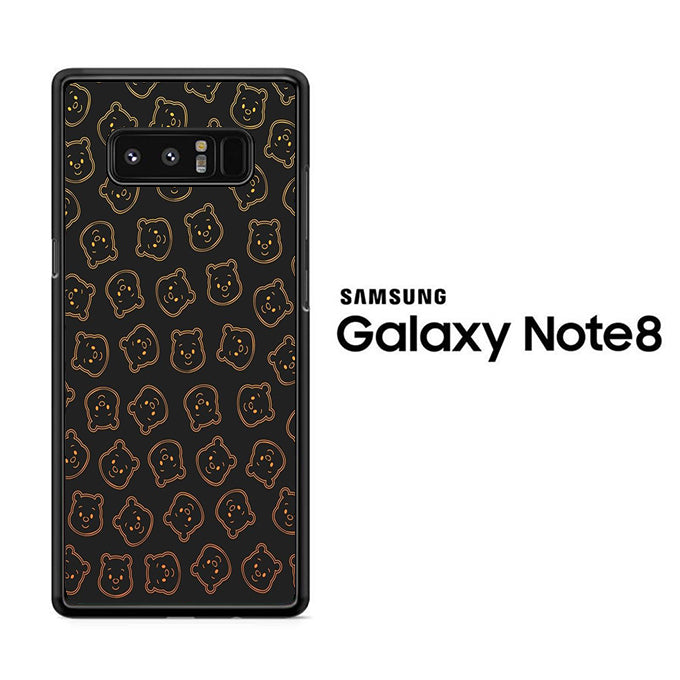 Winnie The Pooh Head Samsung Galaxy Note 8 Case