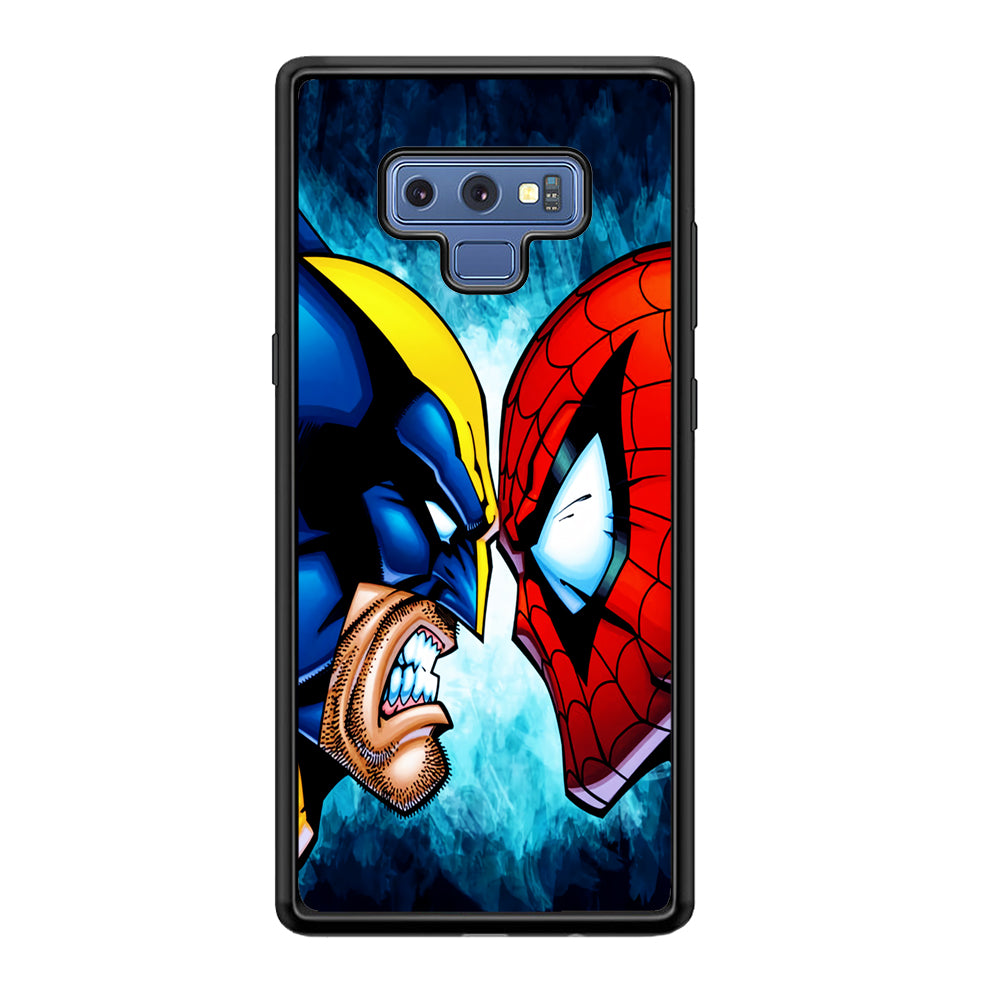Wolverine X Spiderman Samsung Galaxy Note 9 Case