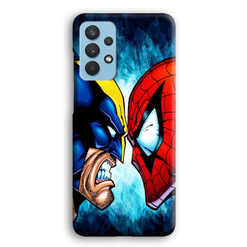 Wolverine X Spiderman Samsung Galaxy A32 Case