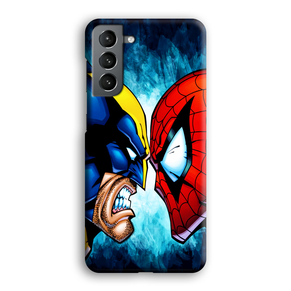 Wolverine X Spiderman Samsung Galaxy S21 Plus Case