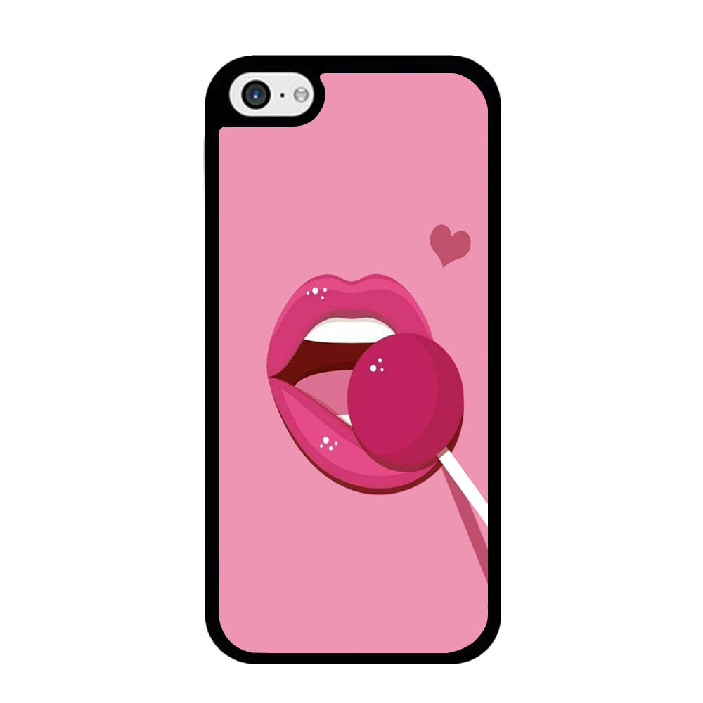 Woman Lip And Lolipop Pink iPhone 5 | 5s Case - Ezzystore
