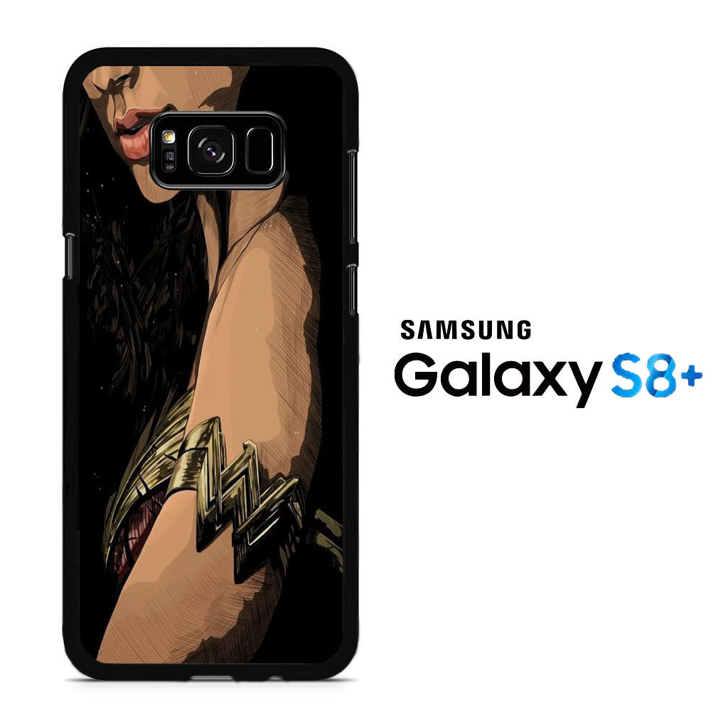 Wonder Woman Symbol in Arm Samsung Galaxy S8 Plus Case