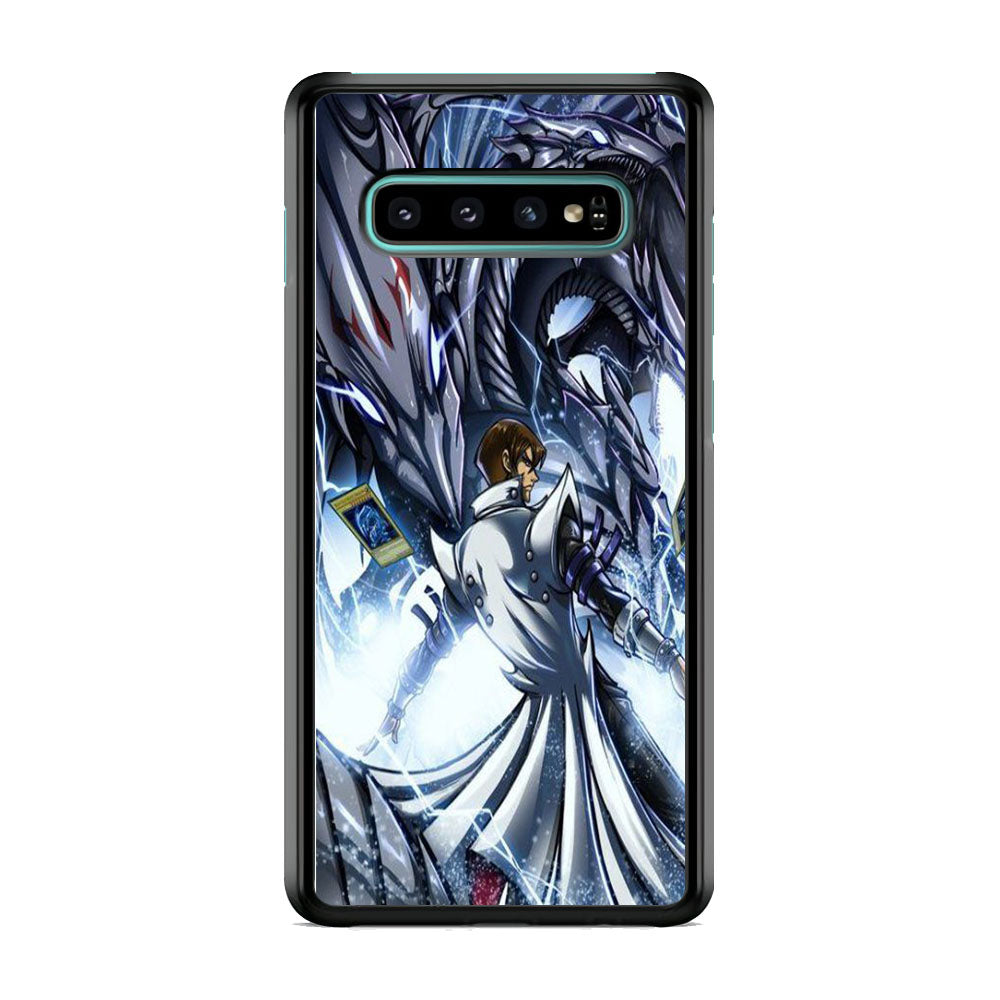 Yu Gi Oh Seto Kaiba Blue Eyes Samsung Galaxy S10 Plus Case