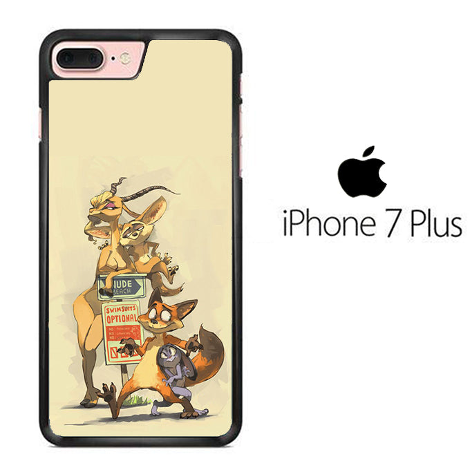 Zootopia Nick And Gazelle iPhone 7 Plus Case