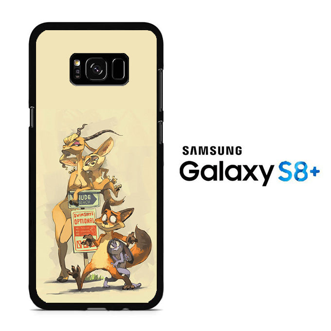Zootopia Nick And Gazelle Samsung Galaxy S8 Plus Case