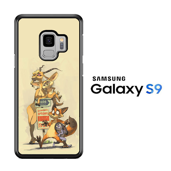 Zootopia Nick And Gazelle Samsung Galaxy S9 Case