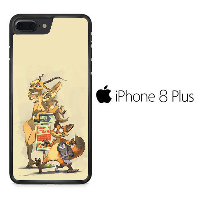 Zootopia Nick And Gazelle iPhone 8 Plus Case
