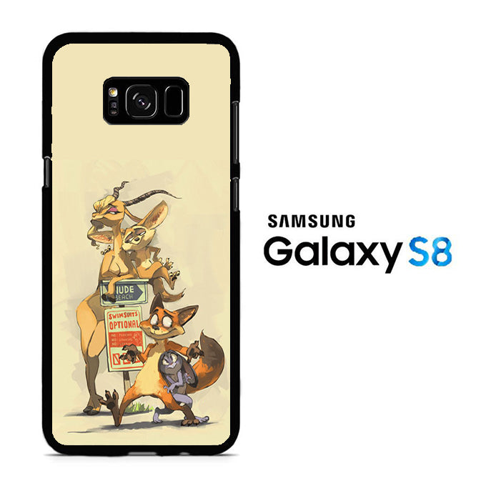 Zootopia Nick And Gazelle Samsung Galaxy S8 Case