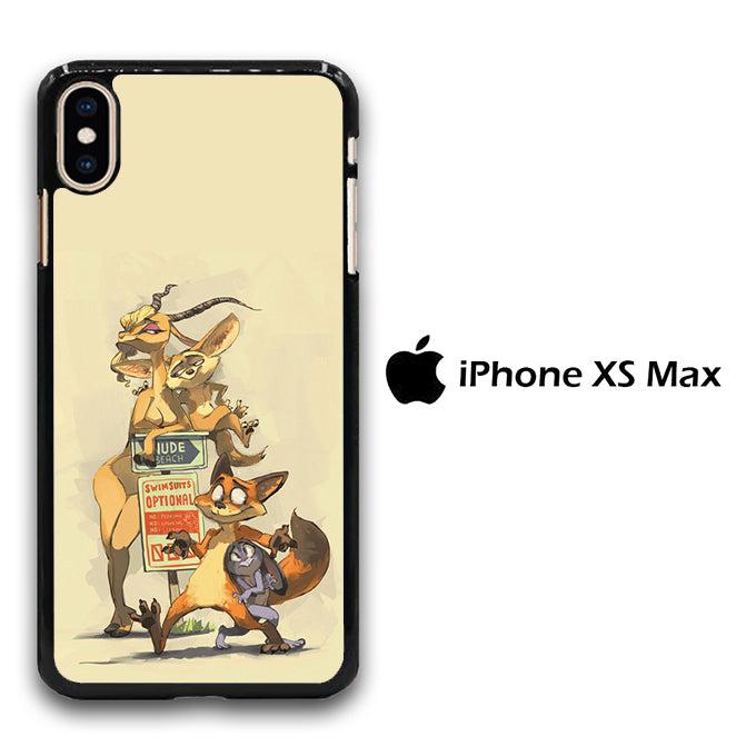 Zootopia Nick And Gazelle iPhone Xs Max Case