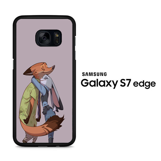 Zootopia Nick Love Hug Pose Samsung Galaxy S7 Edge Case