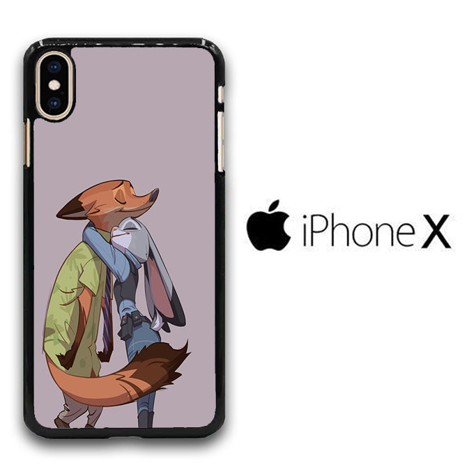 Zootopia Nick Love Hug Pose iPhone X Case