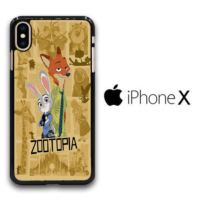 Zootopia Wallpaper Nick iPhone X Case
