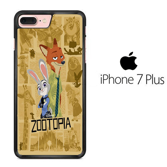 Zootopia Wallpaper Nick iPhone 7 Plus Case