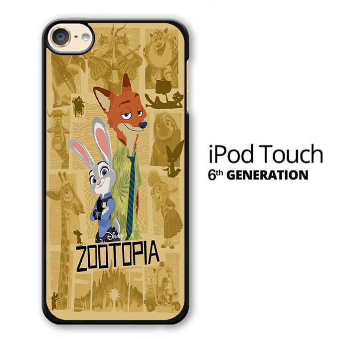 Zootopia Wallpaper Nick iPod Touch 6 Case - Ezzystore