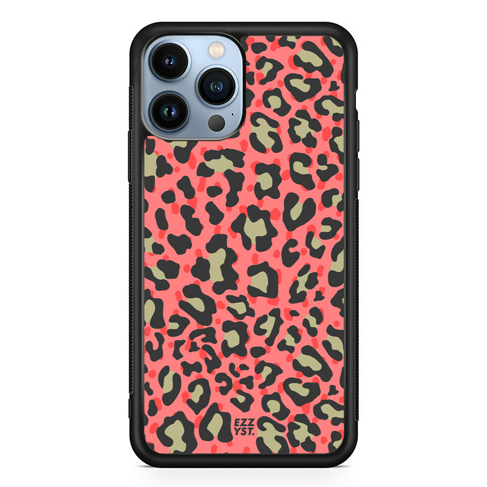 Leopard Brick Red Magsafe iPhone Case