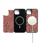 Leopard Brick Red Magsafe iPhone Case