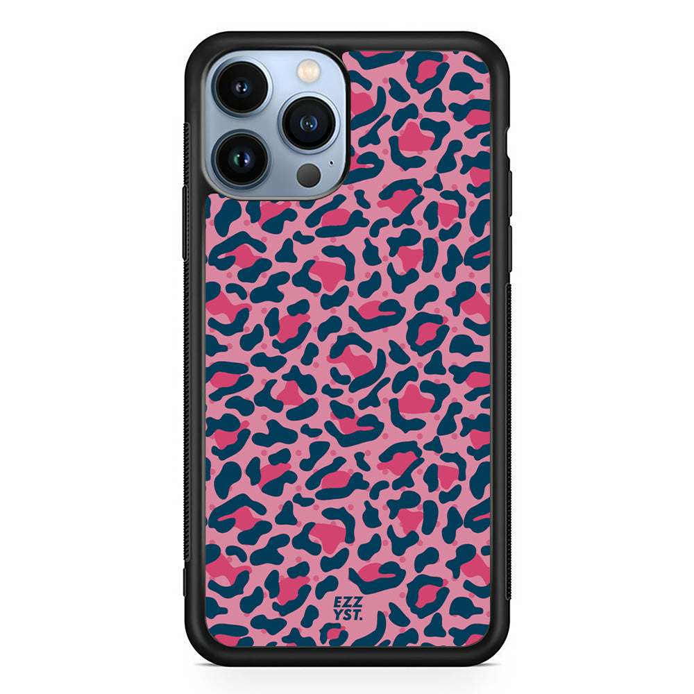 Leopard Deep Purple Magsafe iPhone Case