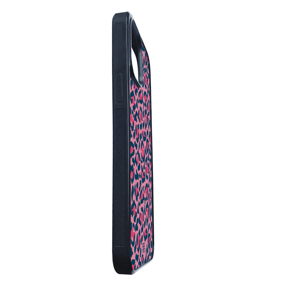 Leopard Deep Purple Magsafe iPhone Case