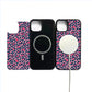Leopard Deep Purple Magsafe iPhone Case