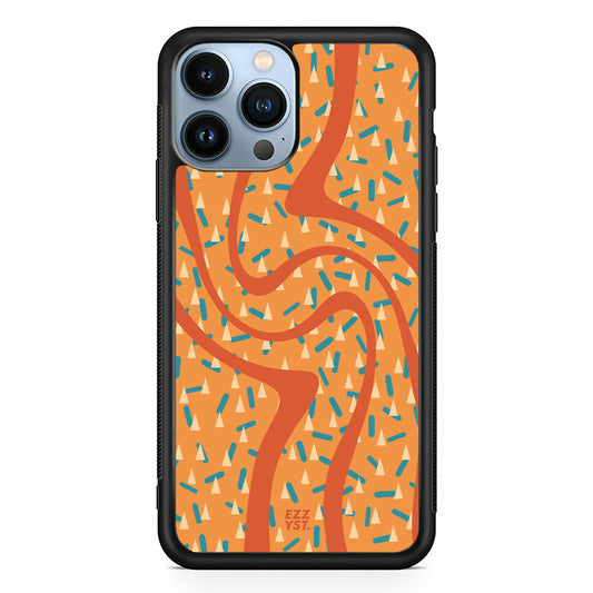 Abstract Line Brown Cappuccino Magsafe iPhone Case