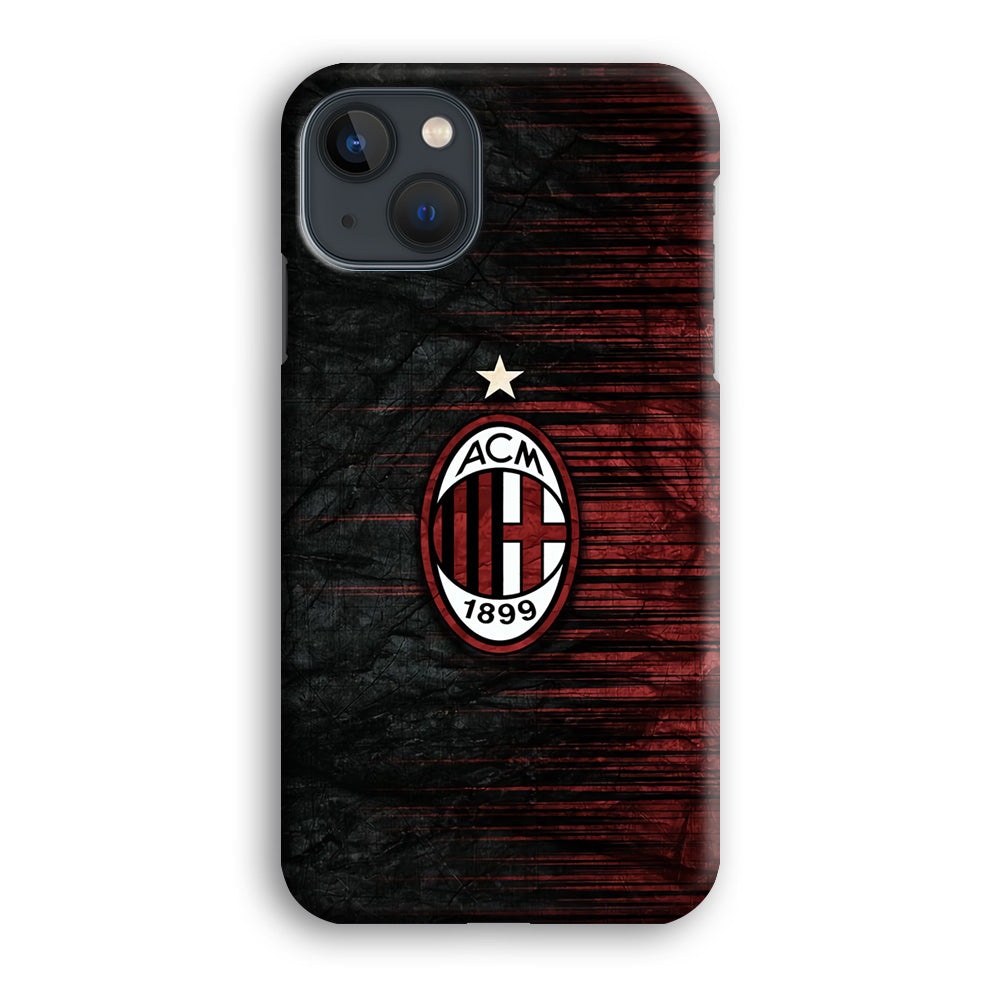 AC Milan Abstract Pattern iPhone 15 Plus Case