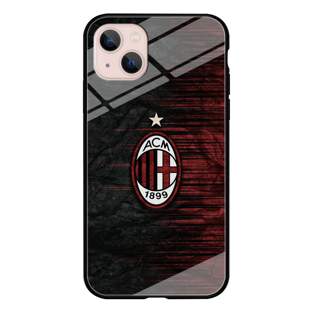 AC Milan Abstract Pattern iPhone 14 Plus Case