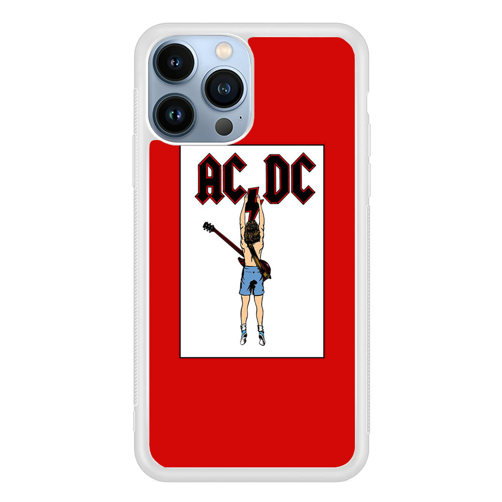 AC DC Logo In Frame iPhone 14 Pro Max Case