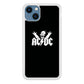 AC DC Logo Simpson Black And White iPhone 14 Case