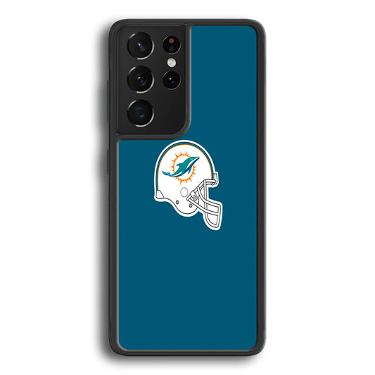 AFC Miami Dolphins Helmet Samsung Galaxy S22 Ultra Case - Ezzystore