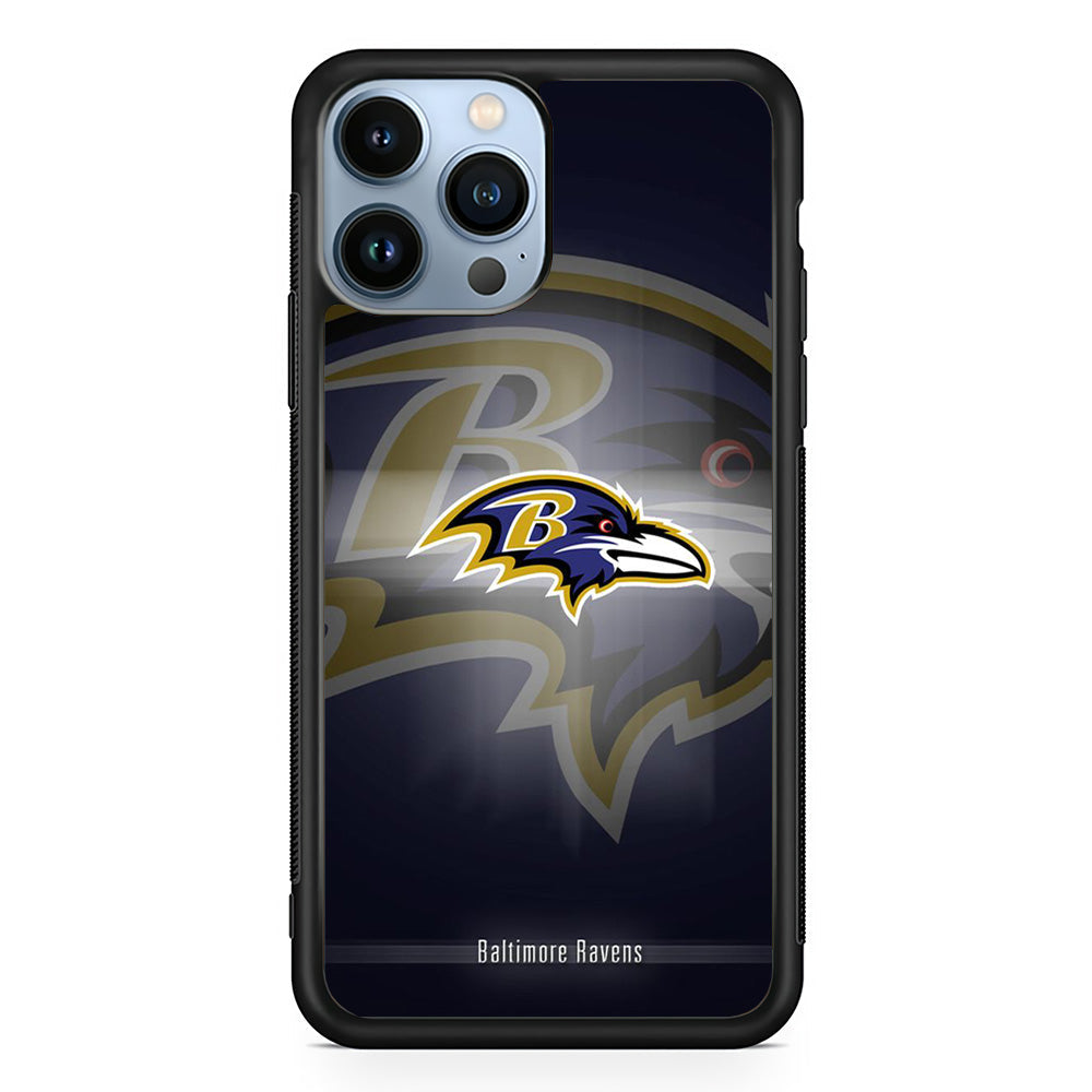 AFC Baltimore Raven Violet Logo iPhone 14 Pro Max Case