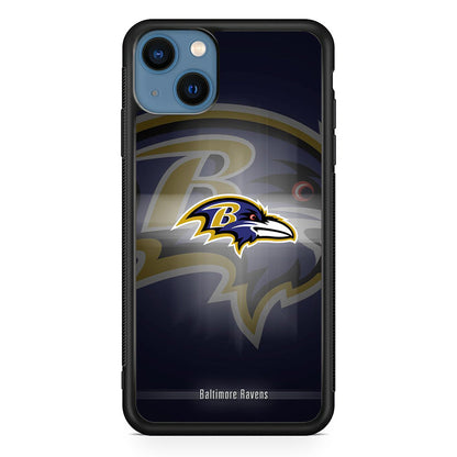 AFC Baltimore Raven Violet Logo iPhone 15 Case