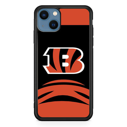 AFC Cincinnati Bengals Black Orange iPhone 15 Case