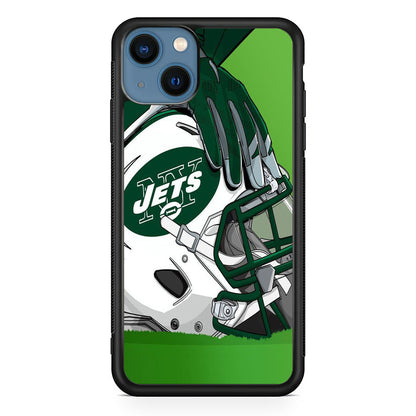 AFC New York Jets Helmet iPhone 14 Plus Case