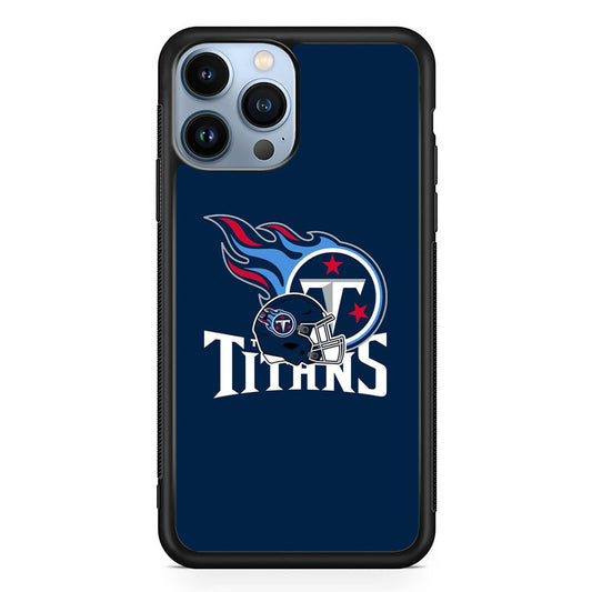 AFC Tennessee Titans Logo Helmet iPhone 14 Pro Max Case