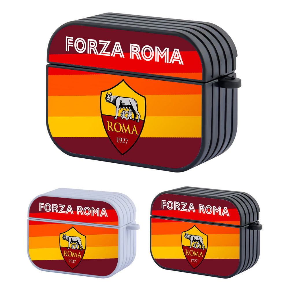 AS Roma Forza Roma Hard Plastic Case Cover For Apple Airpods Pro