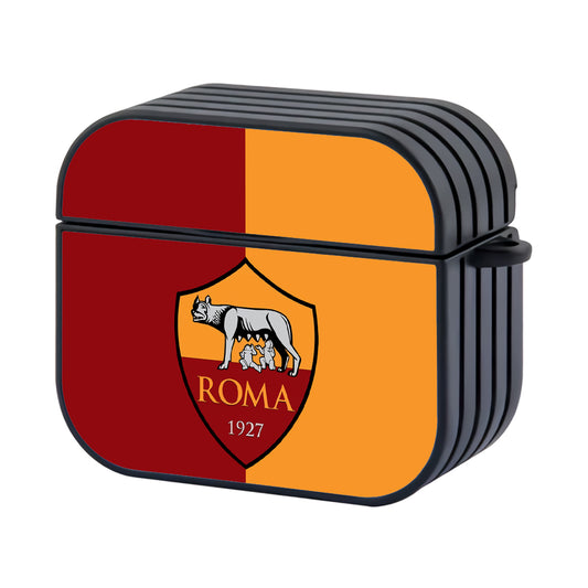 AS Roma Two Colour Pride Hard Plastic Case Cover For Apple Airpods 3 - Ezzystore