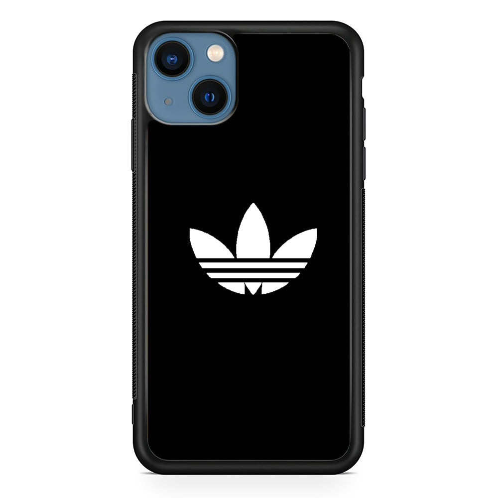 Adidas Black White Logo iPhone 15 Case