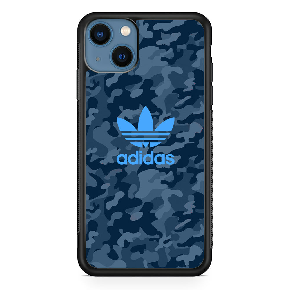 Adidas Blue Camo iPhone 14 Plus Case