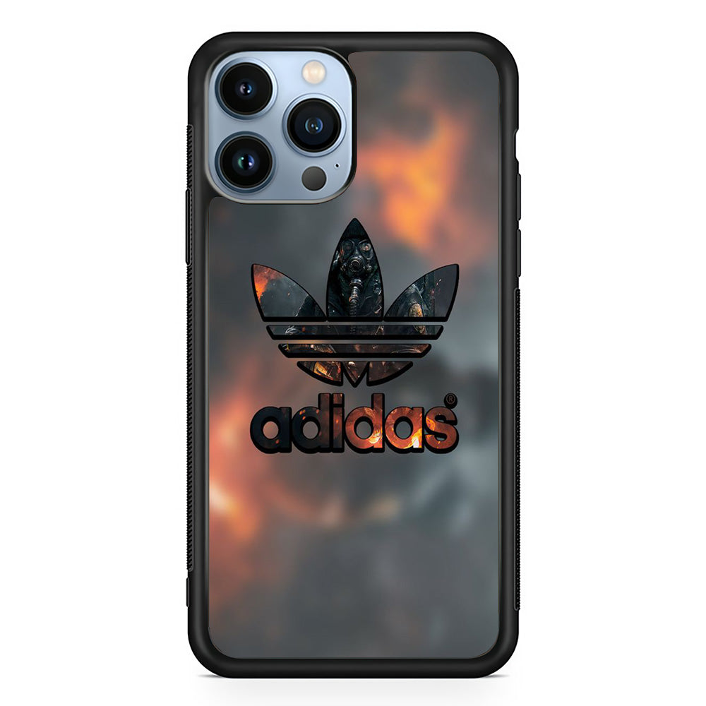 Adidas Blur Soldier Logo iPhone 15 Pro Case