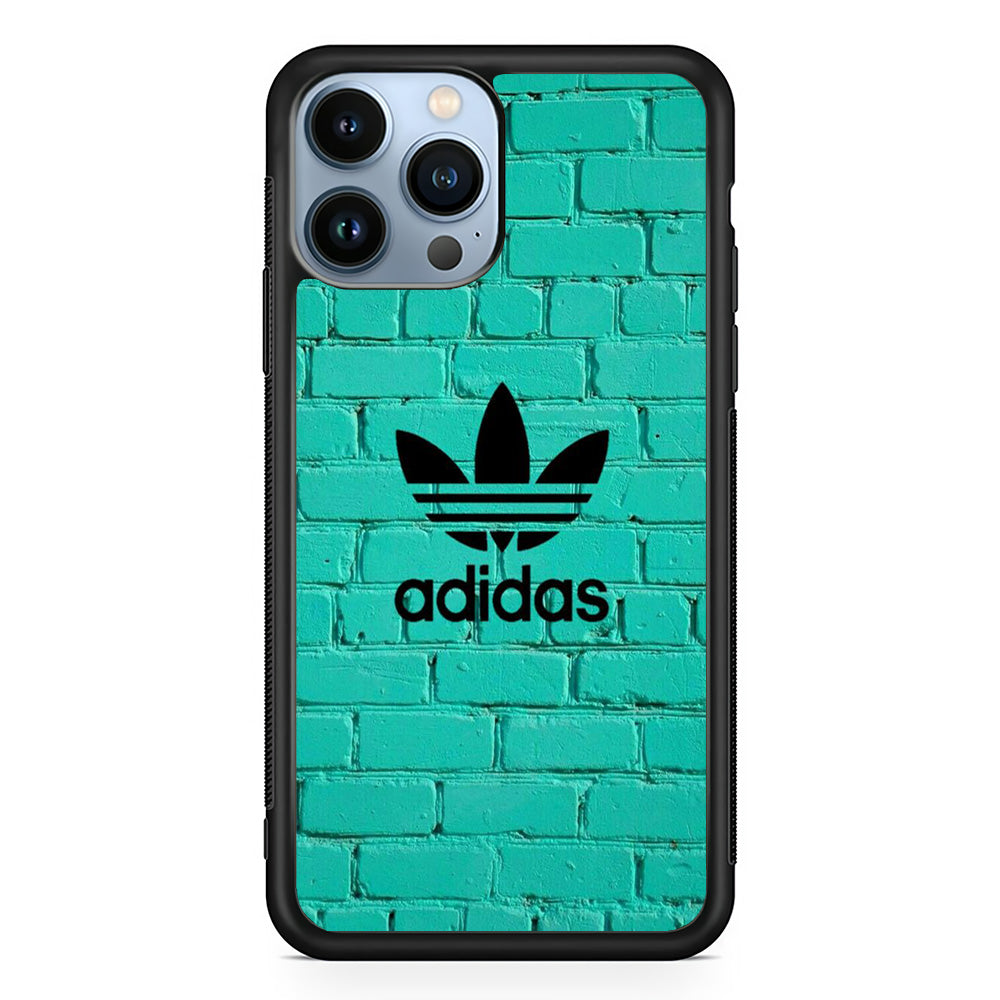 Adidas Mint Green Wall iPhone 14 Pro Case