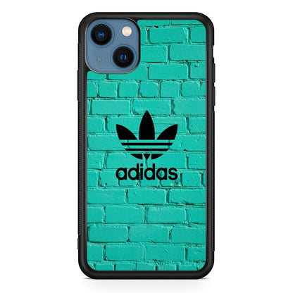Adidas Mint Green Wall iPhone 15 Plus Case