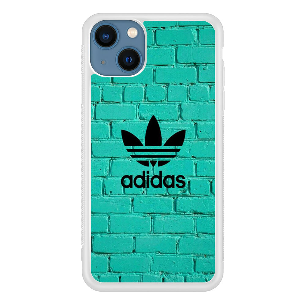 Adidas Mint Green Wall iPhone 15 Case