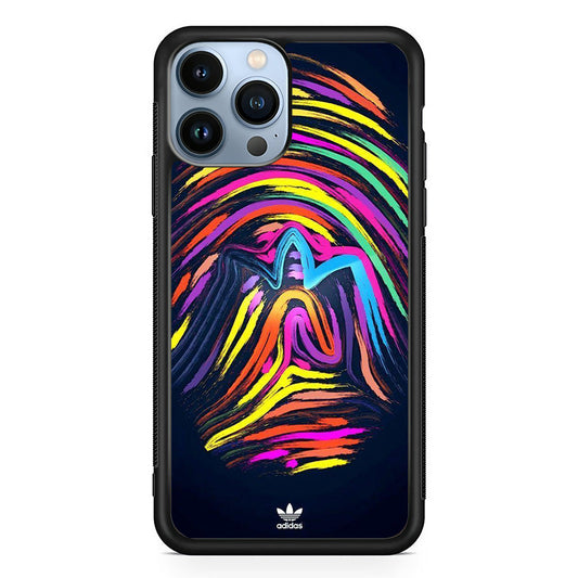 Adidas Rainbow Finger Print iPhone 14 Pro Max Case