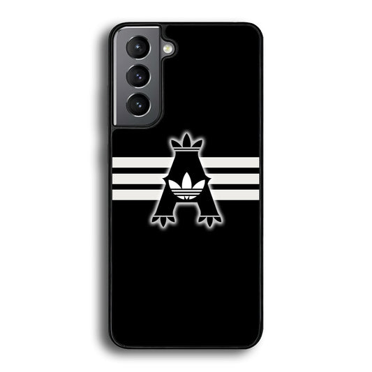 Adidas Royal Black Logo Stripe Samsung Galaxy S22 Plus Case - Ezzystore