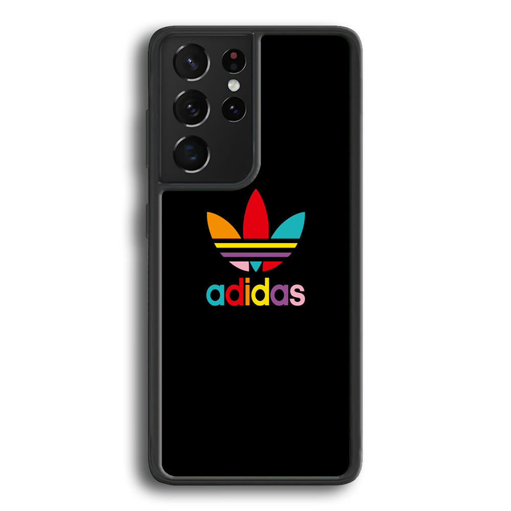 Adidas Cosmos Black Samsung Galaxy S22 Ultra Case - Ezzystore