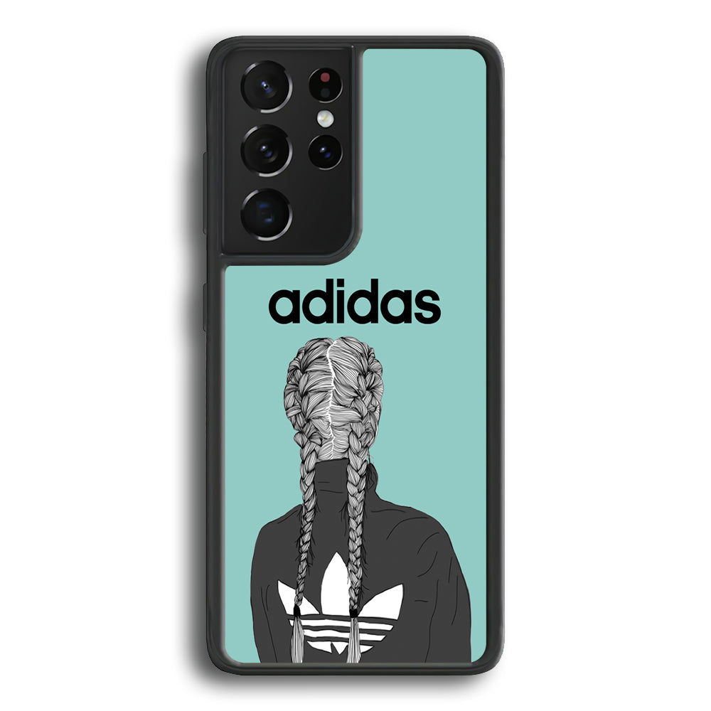 Adidas Girl Hype Blue Samsung Galaxy S22 Ultra Case - Ezzystore