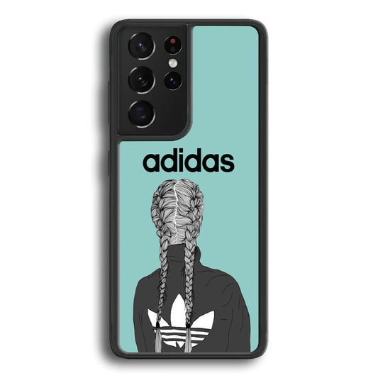 Adidas Girl Hype Blue Samsung Galaxy S22 Ultra Case - Ezzystore