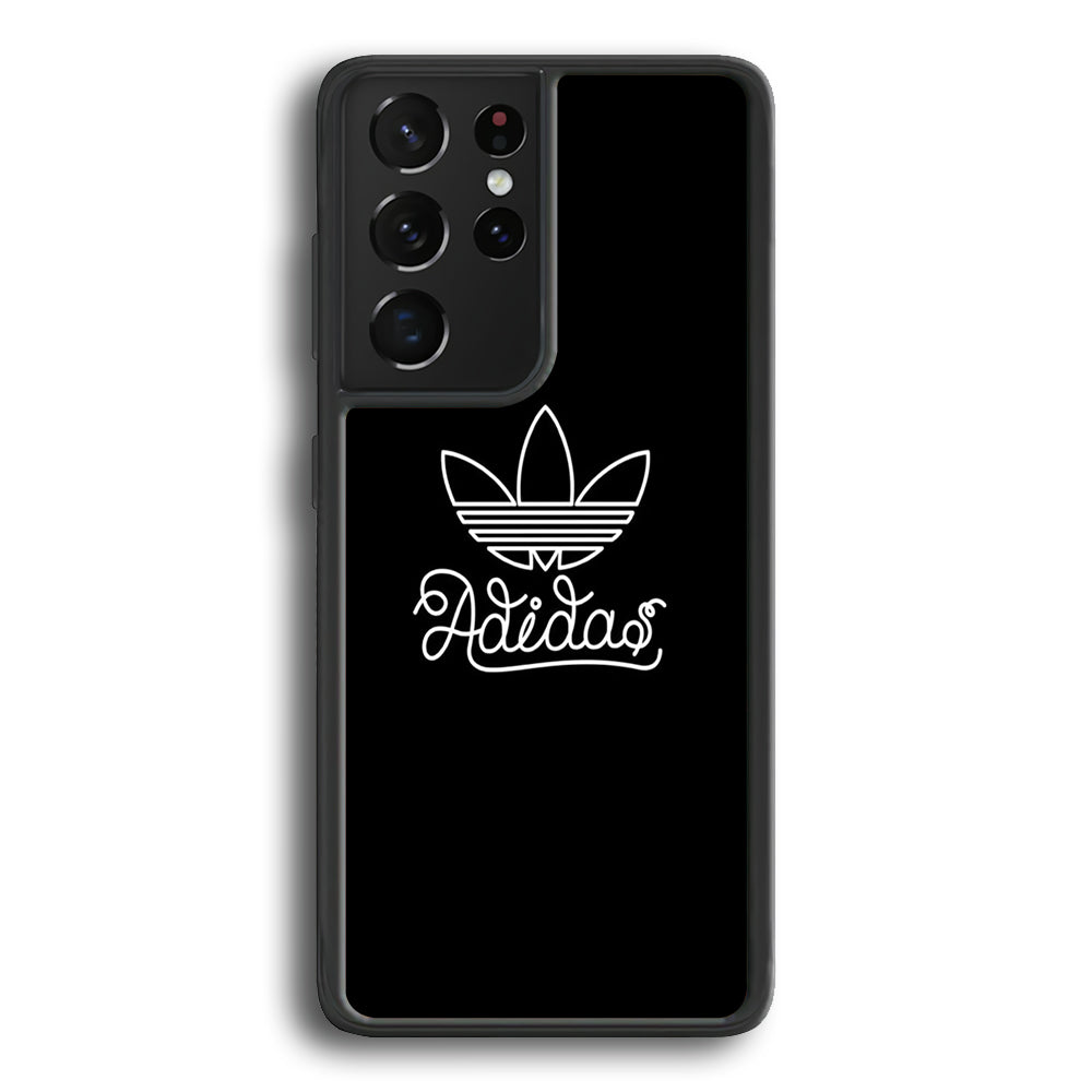Adidas Line Black Samsung Galaxy S22 Ultra Case - Ezzystore