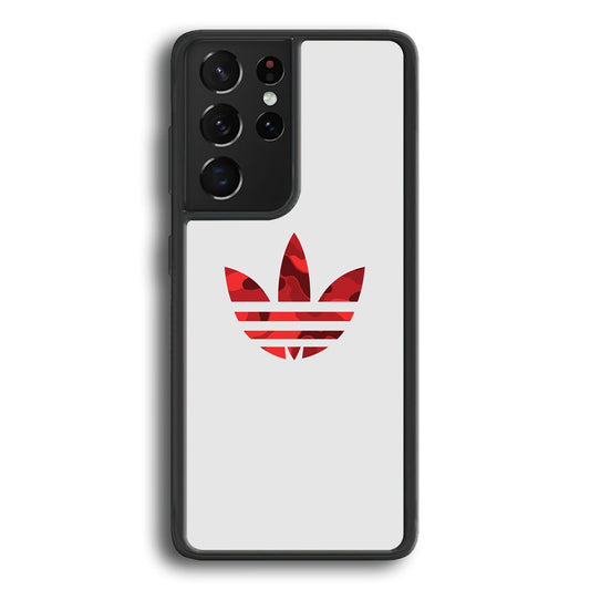 Adidas Pearl Camo Red Samsung Galaxy S22 Ultra Case - Ezzystore